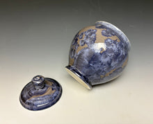 Load image into Gallery viewer, Periwinkle Crystalline Glazed Jar
