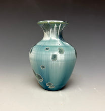 Load image into Gallery viewer, Bluestone Crystalline Glazed Mini Vase 1
