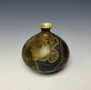Iron Galaxy Crystalline Glazed Mini Vase 4