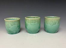 Load image into Gallery viewer, Light Green Crystalline Sake Cup
