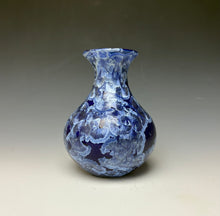 Load image into Gallery viewer, Winter Sky Blue Crystalline Glazed Vase 2
