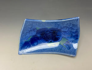 Crystalline Tray in Blue Teal #1