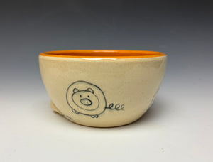 PIGGERY Soup mug in Orange