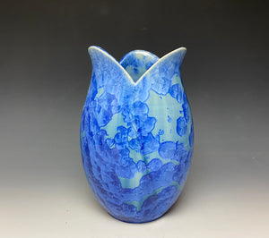 Tulip Vase- Teal #2