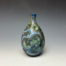 Load image into Gallery viewer, Cobalt Galaxy Crystalline Glazed Mini Vase 4
