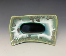 Load image into Gallery viewer, Crystalline Tray in Green and Silver #3
