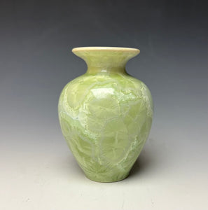 Crystalline Glazed Mini Vase - Mint Green 3