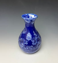 Load image into Gallery viewer, Winter Sky Blue Crystalline Glazed Vase 1
