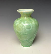 Load image into Gallery viewer, Crystalline Glazed Mini Vase - Mint Green

