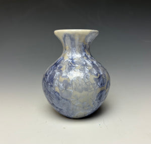 Periwinkle Crystalline Mini Vase 5