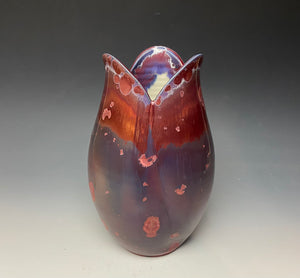 Tulip Vase- Ruby #2