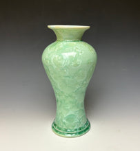 Load image into Gallery viewer, Crystalline Glazed Vase - Mint Green #3
