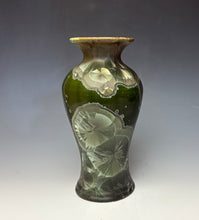 Load image into Gallery viewer, Iron Galaxy Crystalline Glazed Vase
