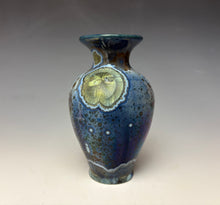Load image into Gallery viewer, Cobalt Galaxy Crystalline Glazed Mini Vase 9

