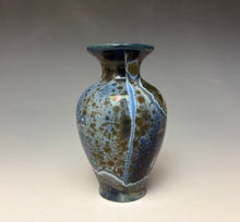 Load image into Gallery viewer, Cobalt Galaxy Crystalline Glazed Mini Vase 9
