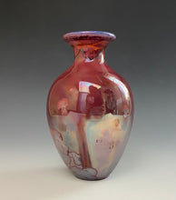 Load image into Gallery viewer, Ruby Crystalline Glazed Mini Vase
