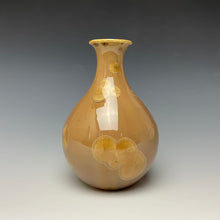 Load image into Gallery viewer, Iced Caramel Crystalline Glazed Mini Vase #2
