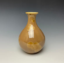 Load image into Gallery viewer, Iced Caramel Crystalline Glazed Mini Vase #2
