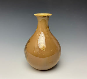 Iced Caramel Crystalline Glazed Mini Vase #2