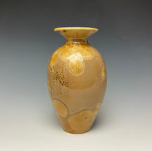 Load image into Gallery viewer, Iced Caramel Crystalline Glazed Mini Vase #4
