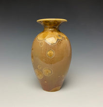 Load image into Gallery viewer, Iced Caramel Crystalline Glazed Mini Vase #4
