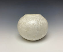 Load image into Gallery viewer, White Crystalline Glazed Mini Vase 3
