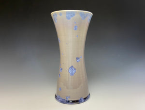 Crystalline Glazed Vase in Periwinkle #3