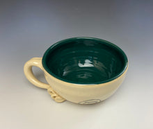Load image into Gallery viewer, PIGGERY- Soup mug in Dark Blue Green

