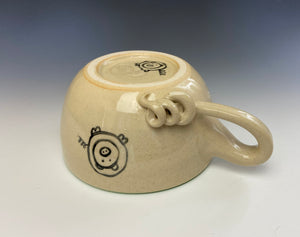 PIGGERY- Soup mug in Lime Green