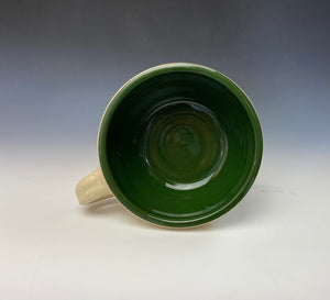 PIGGERY- Soup mug in Dark Green