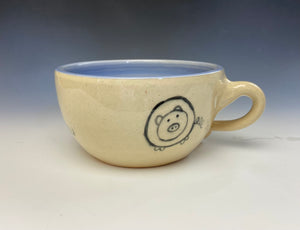 PIGGERY- Soup mug in Lavender