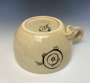 PIGGERY- Soup mug in Lavender