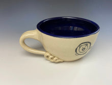 Load image into Gallery viewer, PIGGERY- Soup mug in Dark Blue
