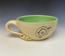 Load image into Gallery viewer, PIGGERY- Soup mug in Pistachio
