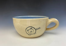 Load image into Gallery viewer, PIGGERY- Soup mug in Light Blue
