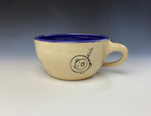 PIGGERY- Soup mug in Amethyst