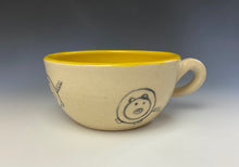 Load image into Gallery viewer, PIGGERY- Soup mug in Yellow
