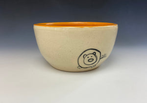 PIGGERY Soup mug in Orange