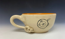 Load image into Gallery viewer, PIGGERY Soup mug in Orange

