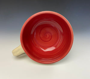 PIGGERY Soup mug in Bright Red