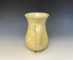 Light Yellow Crystalline Glazed Mug 16oz  #3