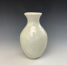 Load image into Gallery viewer, White Crystalline Glazed Mini Vase 4
