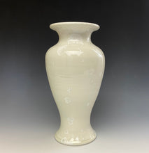 Load image into Gallery viewer, White Crystalline Glazed Vase
