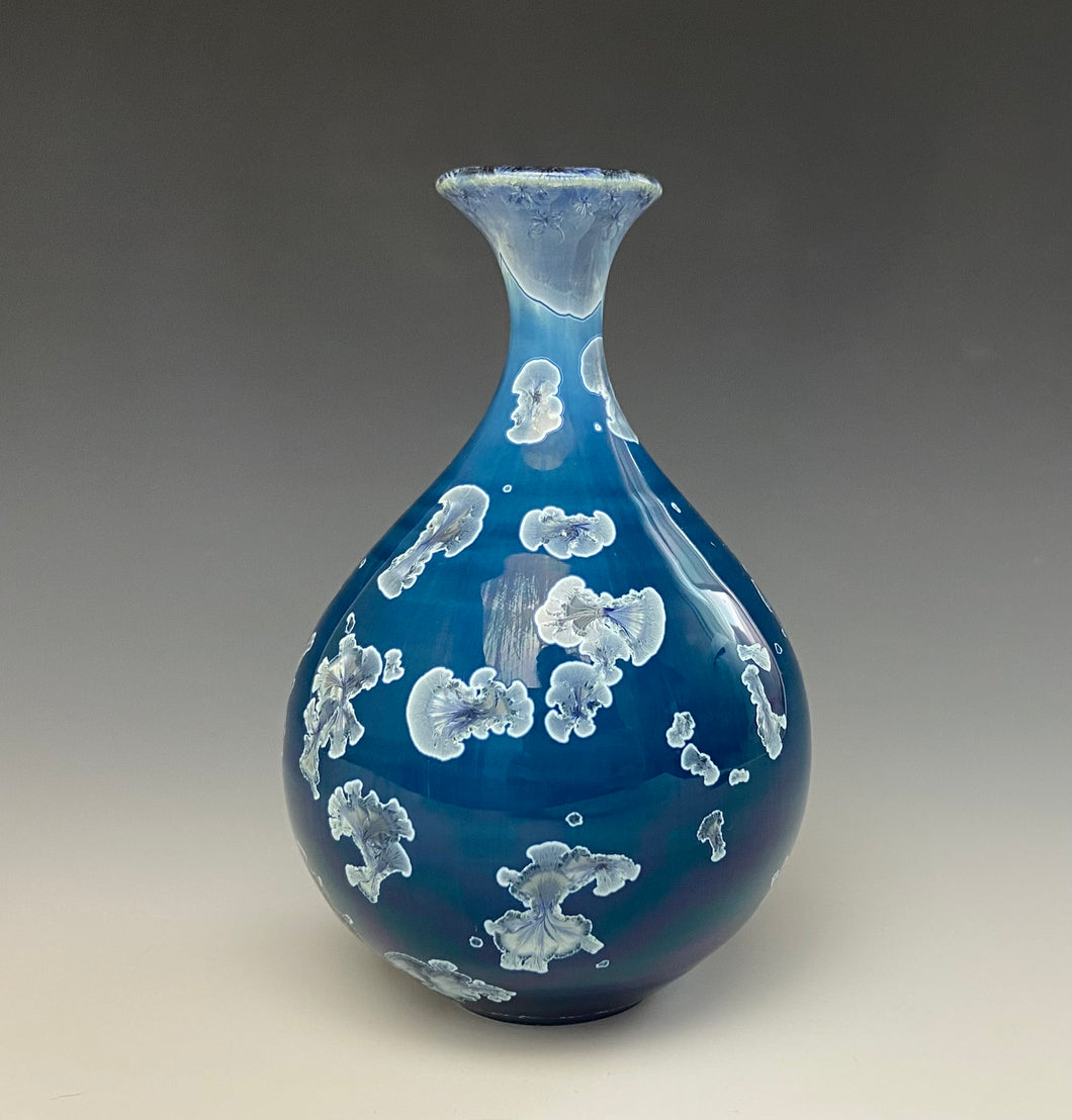 Atlantic Storm Blue Crystalline Mini Teardrop