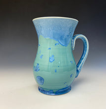 Load image into Gallery viewer, Crystalline Glazed Mug 16 oz- Teal #1
