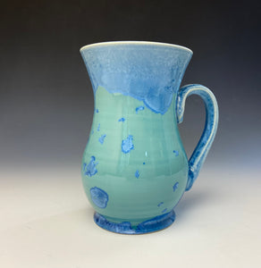 Crystalline Glazed Mug 16 oz- Teal #1