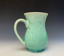 Load image into Gallery viewer, Crystalline Glazed Mug 14oz - Light Green #2
