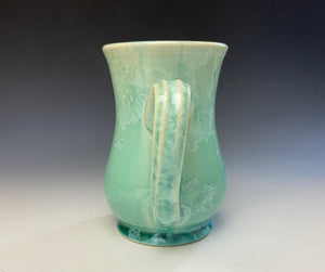 Crystalline Glazed Mug 16oz - Light Green #4