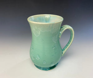 Crystalline Glazed Mug 16oz - Light Green #4