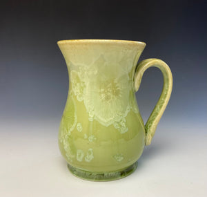Crystalline Glazed Mug 14oz - Olive Green 4